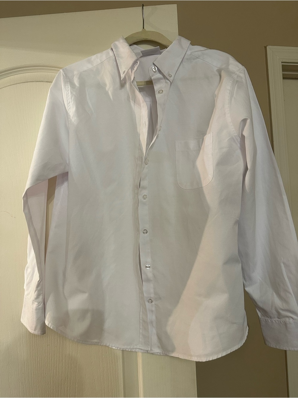 White Button-Down Shirt bought as a serving shirt